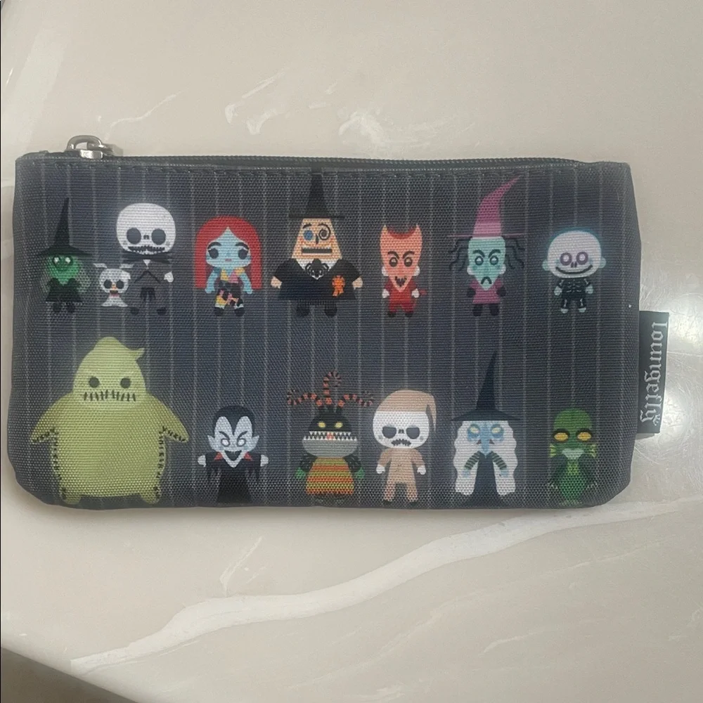 Loungefly Nightmare Character Zip Pouch